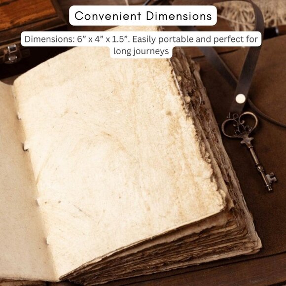 Antique Handmade Leather Men And Women Diary & Owl Keying Holder Pack1 ComboPack - Picture 5 of 11